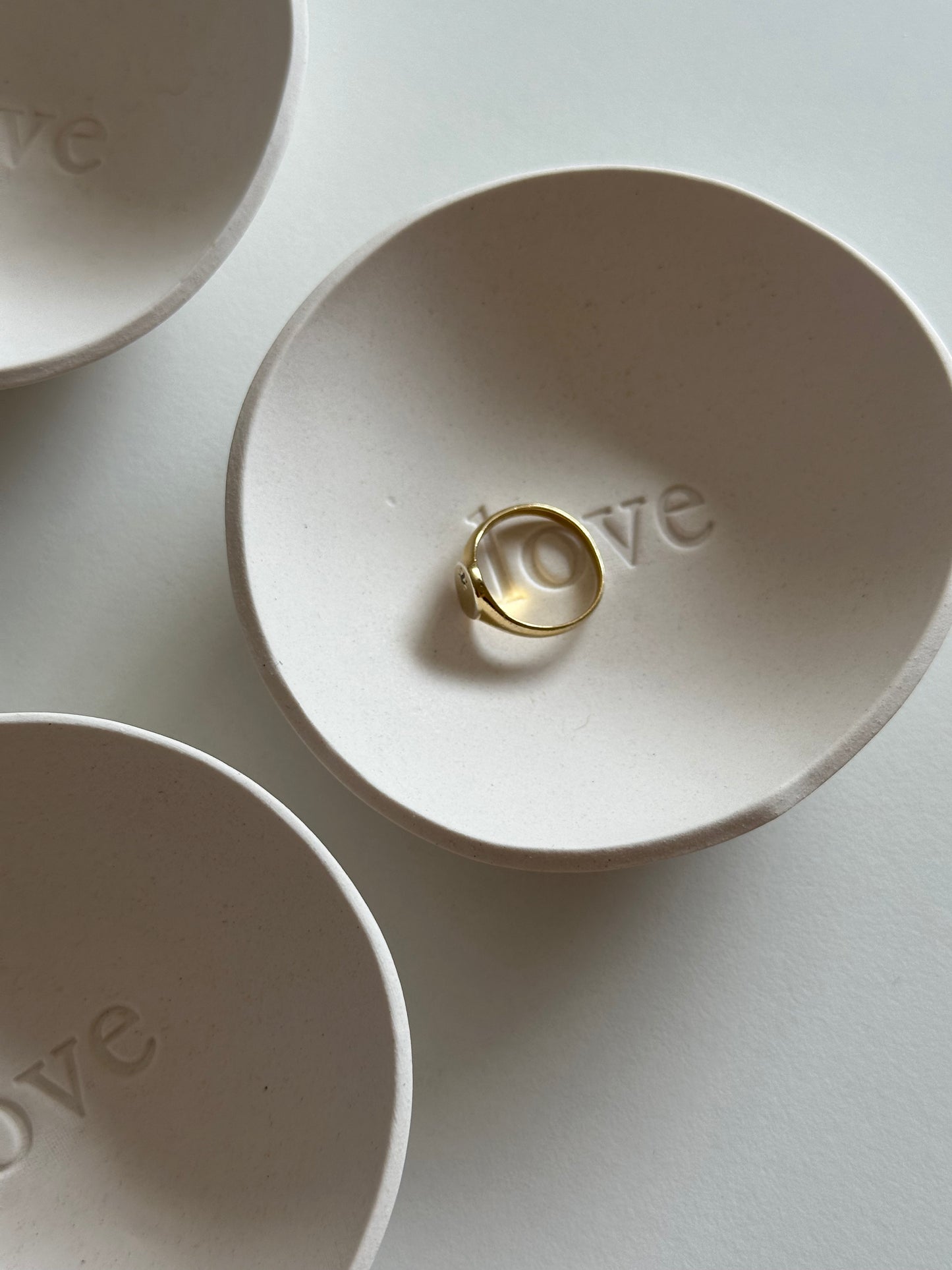Love Porcelain Ring Dish