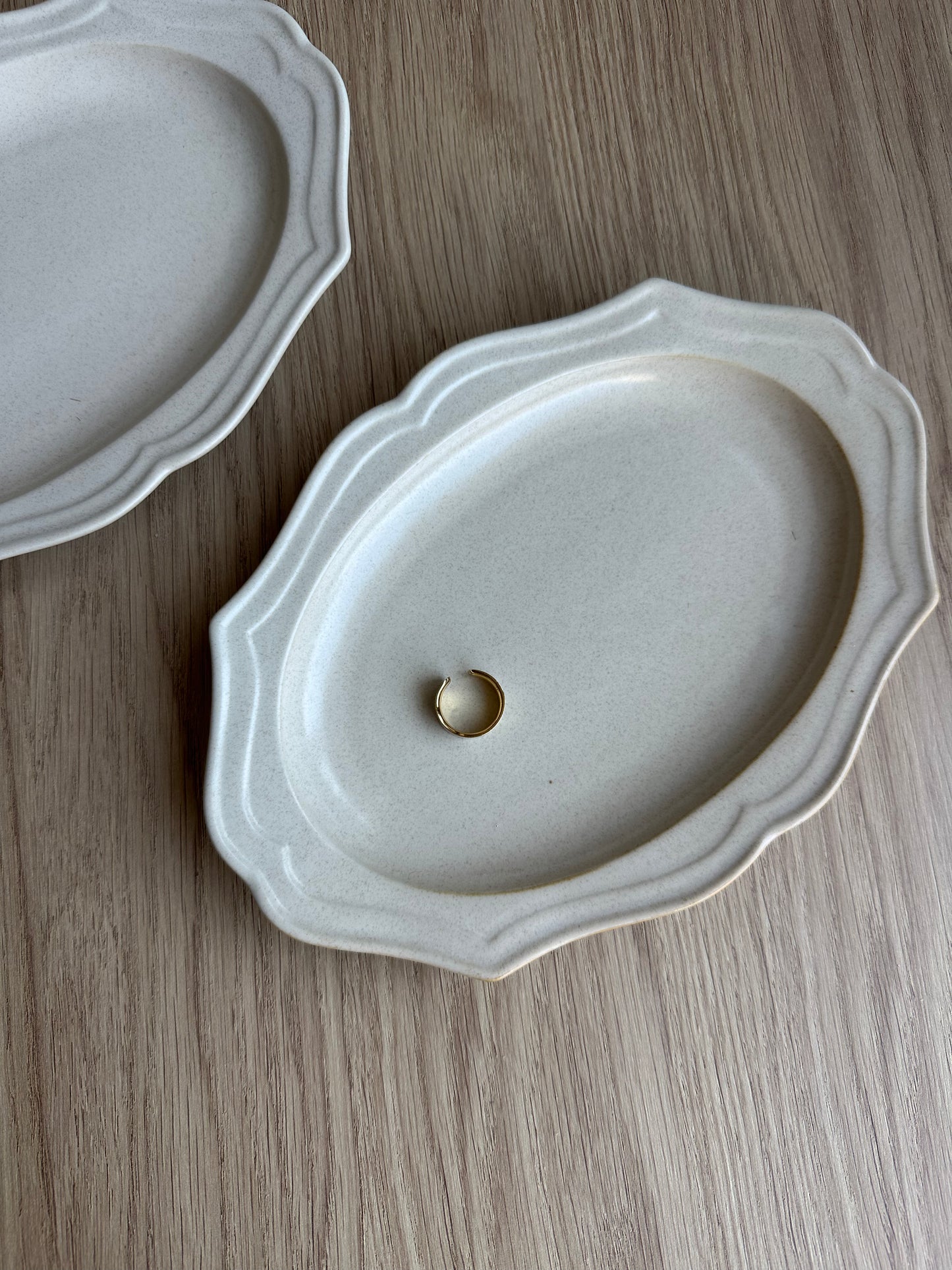 Heirloom Petal Stoneware Plate