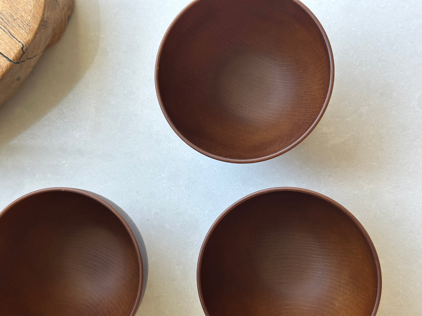 Natural Wooden Soup Bowl