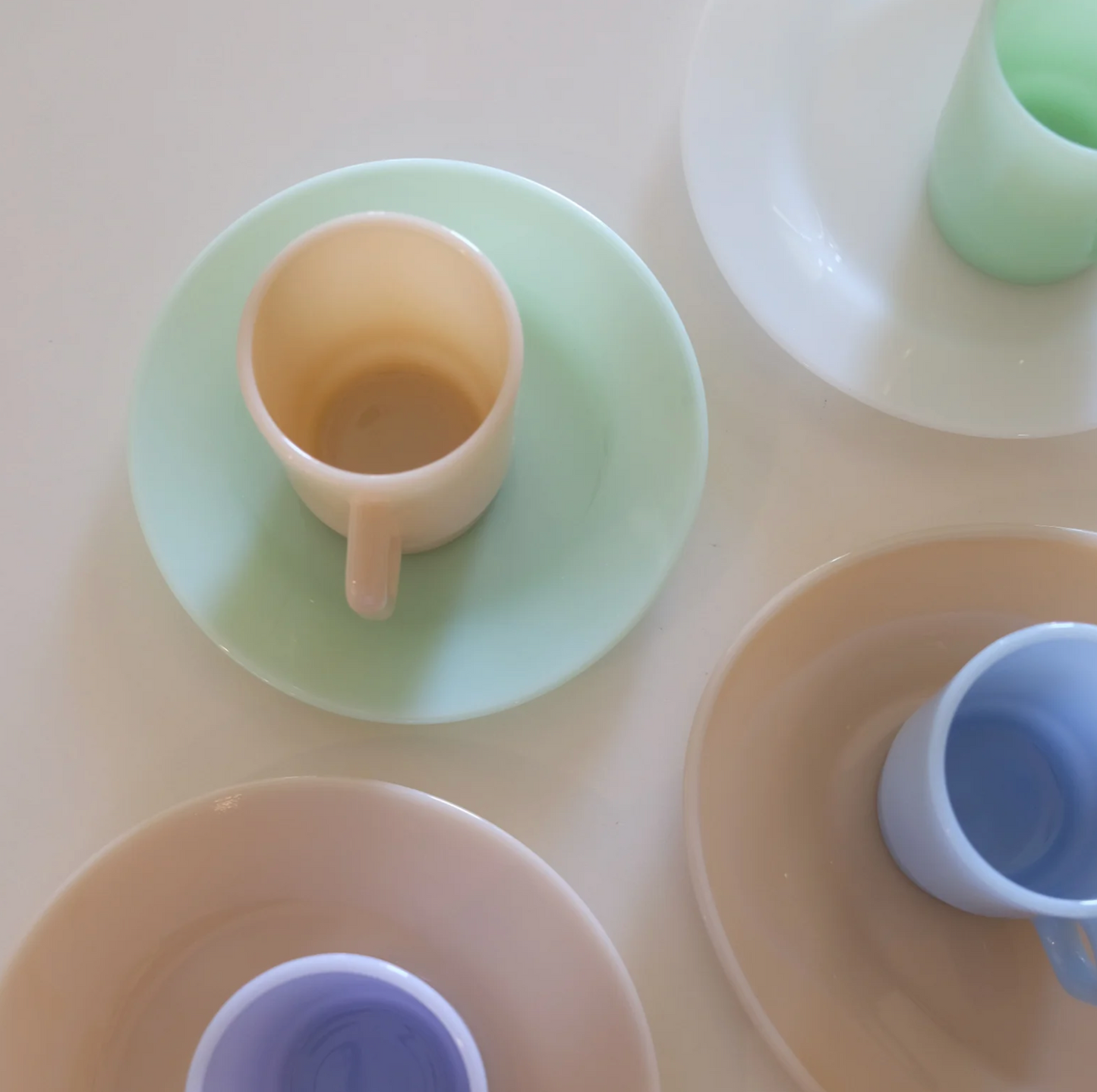 UNS, Korean Milk Glass Cups