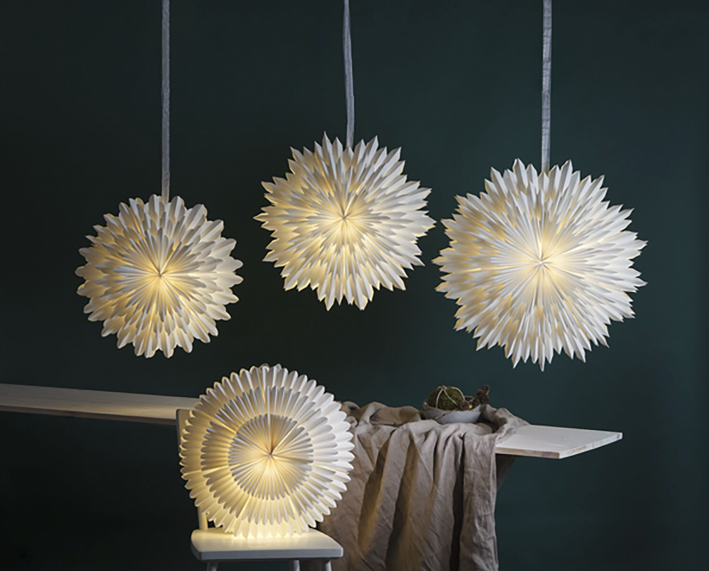 Snow Paper Star Lantern 50cm