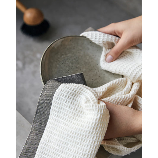 Meraki Kitchen Towels Bare Grey, Set of 2