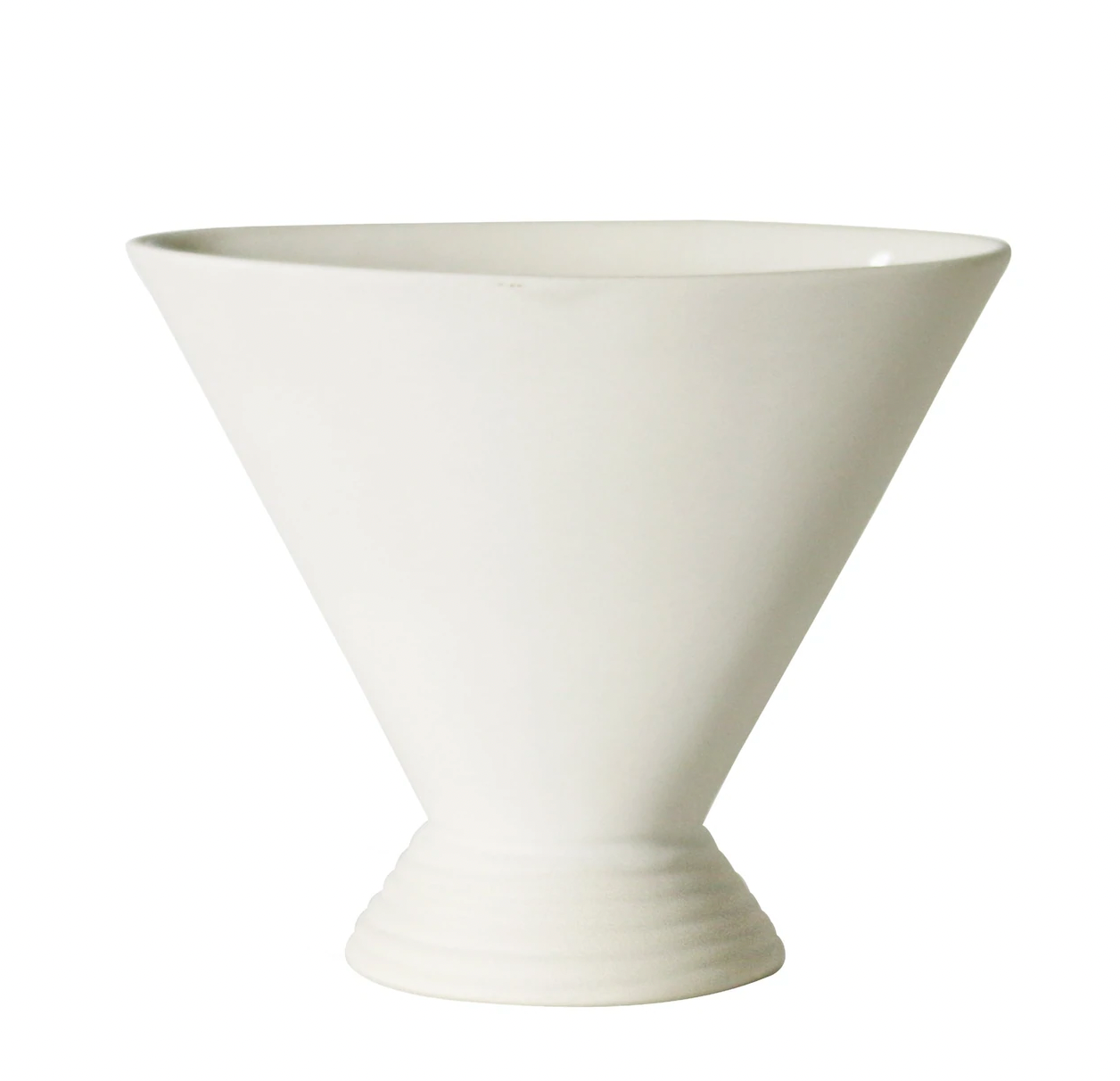 Fresh Blooms in White Arrangement Scallop Vase